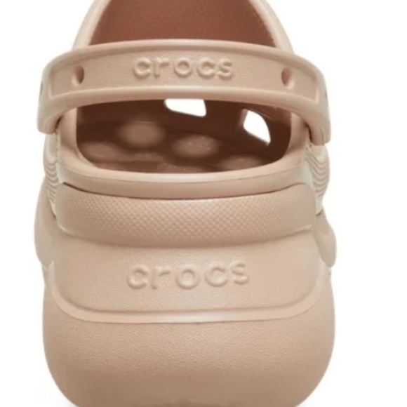 Crocs Tan Crush Platform Clogs Women's Size 9 Men's Size 7 NWT MSRP $64.99 - Picture 4 of 10